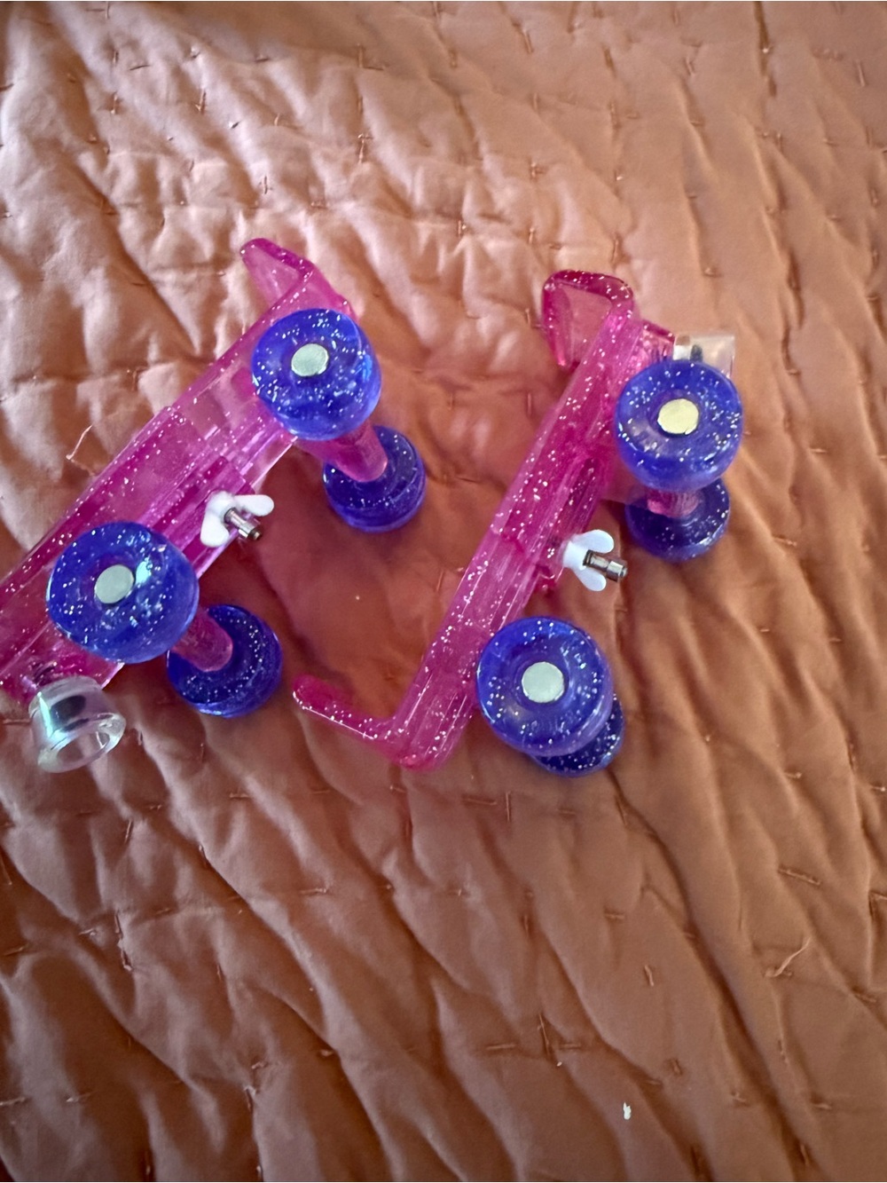 Build-A-Bear Glitter Pink and Purple Roller Skates (Pair)